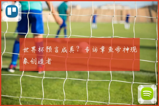 世界杯预言成真？专访章鱼帝神现象创造者